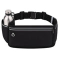 Running Hydration Belt with Water Bottle Holder, Slim Running Fanny Pack for Phone and Wallet Holder, Runners Pouch Waist Pack, Runner Gear Accessories Marathon Triathlon Walking Jogging - Black - color: Black- Bottle holder
