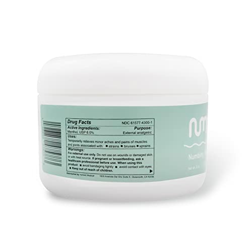 numm. Pain Relief Gel, Cool Freeze – Soothing Cooling Gel with 6% Menthol for Muscle Soreness, Joint Pain & Body Aches, Fast-Absorbing Topical Cream, Citrus Mint Scent – 8 Ounce (Pack of 1)