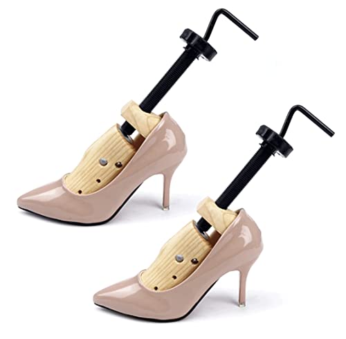 2 Way Shoe Stretchers for Men Women Large Size 9-14 Wide One Pair - Men Dress Shoes Stretcher 10 11 12 13 - XL Shoe Tree Stretcher for Men - Shoe Widener Stretcher for Women - Shoe Expanders Enlarger