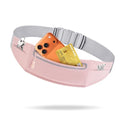 Slim Running Belt for Women Men,Phone Holder Waist Pack,Runners Fanny Pack - color: LIGHT PINK