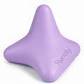Trigger Point Massage Tool, 3" × 2.6", Deep Tissue Manual Massage Ball for Muscle Knots & Myofascial Release, Physical Therapy Tool for Plantar Fasciitis, Foot Hand Hip & Back Soreness Relief - color: Purple