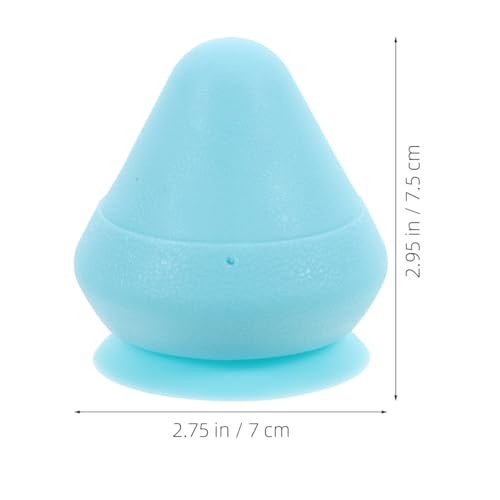 Portable Silicone Muscle Massage Ball with Suction Base for Neck Shoulder Back and Waist Relief Self-myofascial Release Tool for Deep Tissue Relaxation and Muscle Tension Release