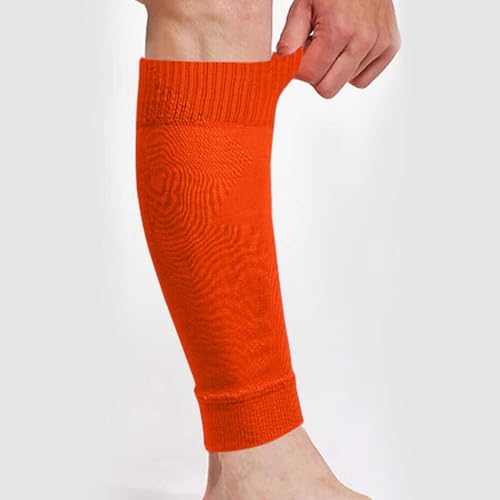 COUVER Unisex Long Leg Compression Sleeves - color: Orange, size: Medium