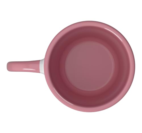 Mountain Trail Runner Who Packs Gels Still Bonks Mile Twelve Ceramic Mug, Pink/White, 11oz - color: Pink/White, size: 11 Ounces