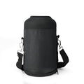 BUZIO Water Bottle Insulated Sleeve, Bottle Carrier with Strap - color: Black, size: 64oz