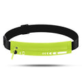 USHAKE Slim Running Belt Women Men, Bounce Free Fanny Pack Phone Holder - color: Yellow