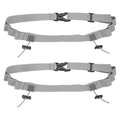 Bib Belt Race Belt Triathlon Running Number Holder 2Pcs Light Gray - color: Light Gray