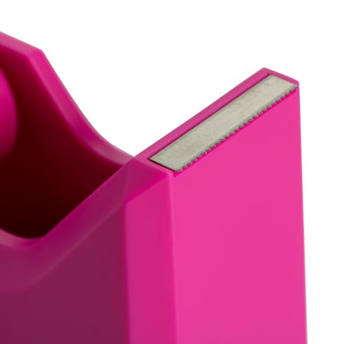 JAM PAPER Colorful Desk Tape Dispensers - Pink - 3/Pack - color: Pink, size: Pack of 3