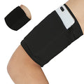 Jogging Walking Cellphone Armband Wristband Sleeve Bag Holder Pouch Case Strap for iPhone 6 6S 7 8 Plus X XR XS 11 12 13 14 15 for Women Men Arm for Running Walking Jogging Trekking - Black/Medium