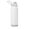 ZULU Powerfill Pro 32oz Stainless Steel Sip or Chug Water Bottle, White - color: White Monochrome, style: 32oz