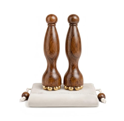 Eye Massager Tool Set, Wooden Facial Massage