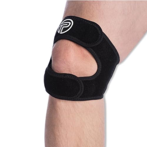 Pro-Tec X-Trac Dual Strap Knee Support, Quadriceps and Patellar Tendon Strap, Knee Brace, Compression Straps, Knee & Joint Support, Tendinitis, Chondromalacia, Adjustable, Easy to Use - size: Large