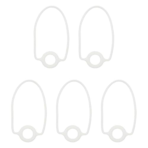 PATIKIL Silicone Water Bottle Lanyard, Reusable Tumbler Strap Water Bottle Handle Holder with Strap for Beverage Carry Traveling Take Out - color: White