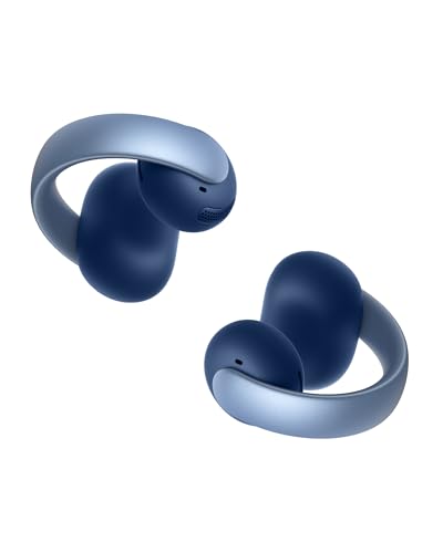Soundcore AeroClip by Anker Open Ear Earbuds, Clip On Earbuds, Open Ring - color: Glacier Blue