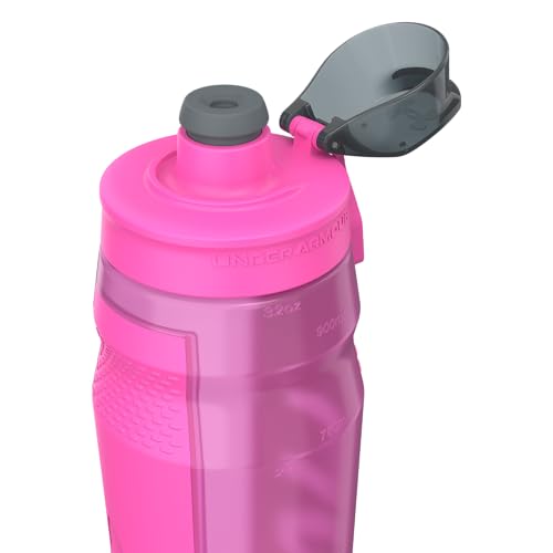 Under Armour 32oz Playmaker Squeeze Water Bottle - color: Rebel Pink
