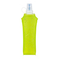 Zelvot Running Vest Collapsible Water Bottle, TPU 500ml Soft Flask (Yellow) - color: Yellow, size: 16.9 Ounces