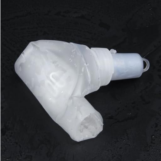 100ml TPU Soft Flask, Collapsible Water Bottle for Running Vest Hydration Pack, 1 Pack(White) - color: White