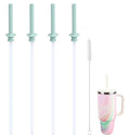 Replacement Straws and Bite Valve for Hydro Flask Around Travel Tumbler 40oz 32oz 28oz 20oz,with 1 Brush (Light blue) - color: Light Blue