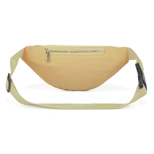 Waist Pack Fanny Packs for Women, Crossbody Purses Belt Bag for Running Sports Travel Hiking - Gold - color: H Gold