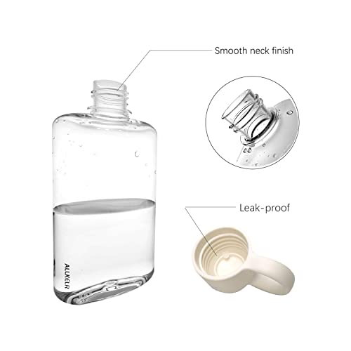 Portable Flat Water Bottle, 16.9 oz, Pink - color: Pink, size: 16.9 Ounces