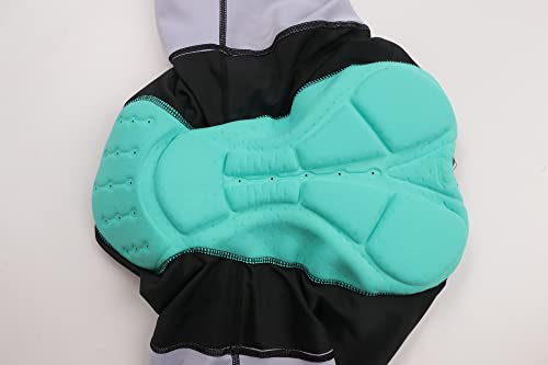 Coconut Ropamo CR Men's Cycling Jersey Set Road Bike Jersey Zipper Pocket Bib Shorts with 4D Padded Cycling Clothing Set - color: Green/Black, size: XX-Large