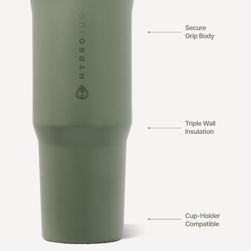 HydroJug Sport 32 oz Insulated Stainless Steel Water Bottle, Courtyard - color: Courtyard, size: 32 Ounces