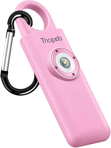 Personal Safety Alarm for Women – Superior Loud Siren & SOS Strobe - color: Pink
