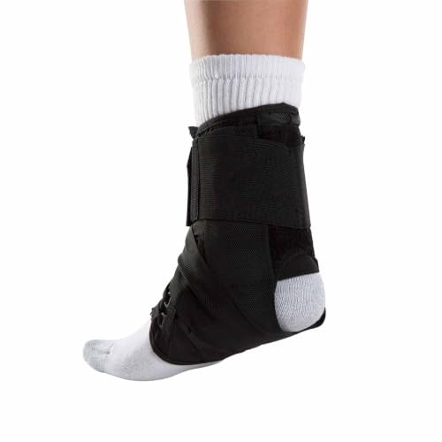 DonJoy Performance Bionic Speed-Wrap Ankle for Medial/Lateral Ligament Protection - No-Hassle Lace System with Compression & Stability for Athletes and Active Users, X-Large - size: X-Large