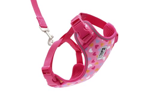 RC Pets Adventure Kitty Cat Harness | Adjustable Airmesh Vest with D-Ring and 6ft Leash for Walking and Travel | Lil Heart, Small - color: Lil Heart, size: Small