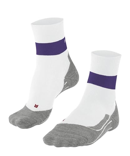 FALKE Women's RU Compression Running Socks, 1 Pair - color: White (White 2008), size: 6.5-7.5