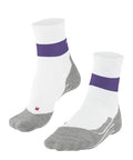 FALKE Women's RU Compression Running Socks, 1 Pair - color: White (White 2008), size: 8-9