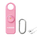 Rechargeable Personal Safety Alarm for Women - color: Baby Pink