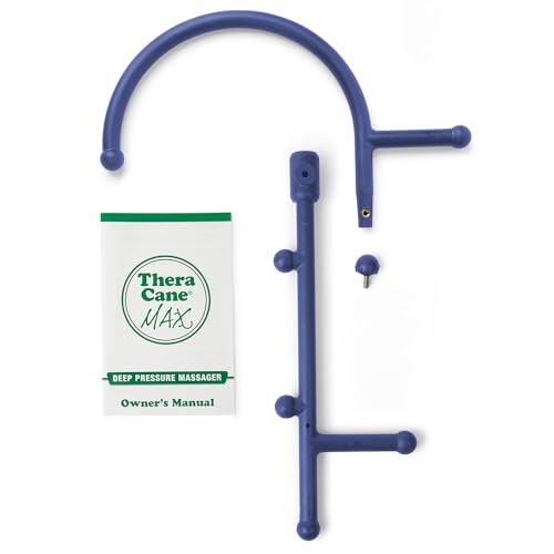 Thera Cane MAX Trigger Point Massager (Blue) - color: Blue