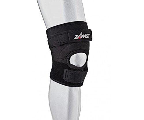 Zamst JK-2 Sports Knee Brace With Deluxe Pressure Pad To Relieve Pain On the Tendon For Jumpers Knee and Patella Tendinitis-for Volleyball, Basketball, Running, Tennis, Pickleball-Black, 2XL - size: XX-Large