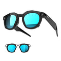 HIBLOKS Polarized Clip-on Compatible with Oakley Meta HSTN Smart Glasses - size: Blue