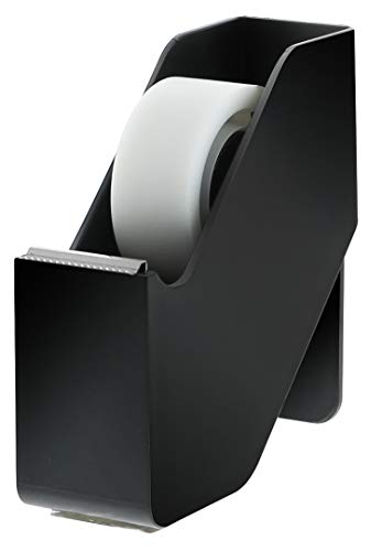 Bostitch Office Konnect Tape Dispenser with Premium Single-sided Tape, Sticks to Desk, Black (KT-TAPE-BLK) - color: Black