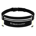 VeloChampion Reflective Triathlon Running Number Belt with Fanny Pack