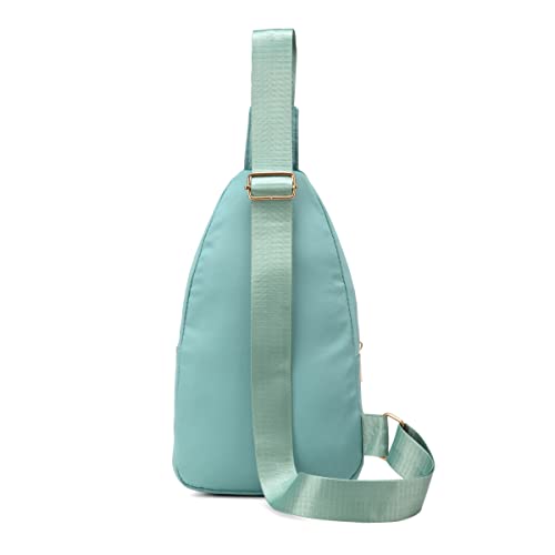 AOSTIHOT Crossbody Sling Bag Small Sling Backpack for Women, Chest Daypack Crossbody Shoulder for Travel Sport Running Hiking Green - color: Green