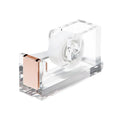 OfficeGoods Acrylic Tape Dispenser, Aesthetic and Compact Design, Rose Gold - color: Rose Gold