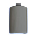 SportFlask Fighter Pilot Flask Great for Concerts, Fishing, Skiing, Backpacking, Hiking - 16oz US Military Issue Plastic Flask BPA Free Made in USA (Green) - color: Green