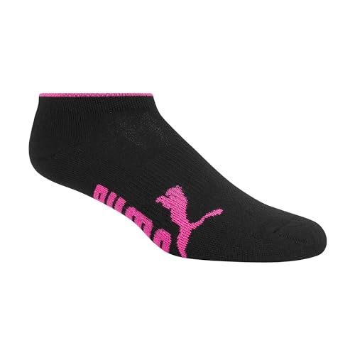 PUMA Women's Low Cut Socks (6-Pack) - color: Black/Multi Color