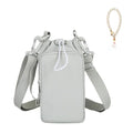 Water Bottle Holder with Phone Pocket for 40/32 oz,Water Bottle Holder/Sleeve with Adjustable Shoulder Strap and Charm. - color: Light Green
