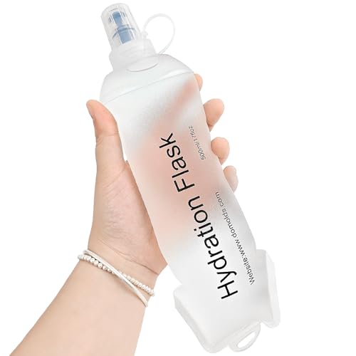 GUYI GYGYL Soft Flask, Collapsible Water Bottle for Sports, 500ml White - color: 500ml White