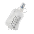 CLINTT 150ml Soft Flask, Foldable Running Water Bottle, TPU Folding Soft Water Flask, BPA-Free Collapsible Flask for Hydration Pack Running Vest, Cycling, Climbing, Hiking - 1Pcs, White - color: 150ml white