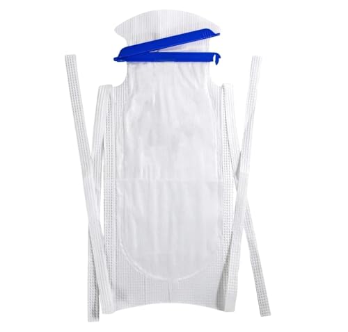 Comfortable Reusable Medical Large Ice Bags, Refillable Ice Packs with 4 Adjustable Ties for Cold Therapy, Muscle Pain Relief and Ankle, Knee, Neck, Shoulder Injuries (2 Pack)