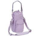 sportsnew 40oz Insulated Crossbody Water Bottle Sling Bag w/Phone Pocket - color: Purple
