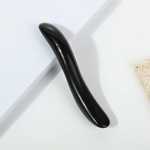 Massage Stones Guasha Roller Obsidian Gemstone Meditation Healing Stick Stone Gua Sha Board for Facial Spa Massage