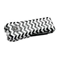 Streetwise Ladies’ Choice Stun Gun for Women - Rechargeable Device with Alarm, LED Flashlight, Safety Disable Pin & Built-in Charger - Personal Safety Tool with Holster & Lanyard - style: Black/White Chevron