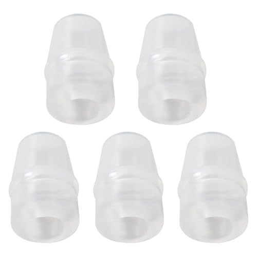 5-Pack Replacement Bite Valve Nozzles Compatible for Osprey, for Nathan & for Hydrapak Hydration Reservoirs - BPA-Free, Phthalate-Free, Lead-Free Silicone Sheaths