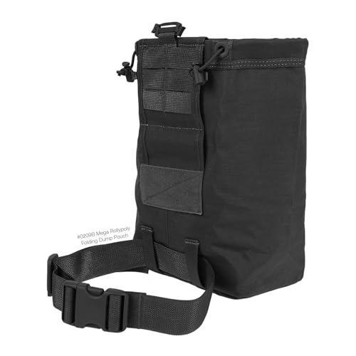 Maxpedition Mega Rollypoly Folding Dump Pouch - color: Black